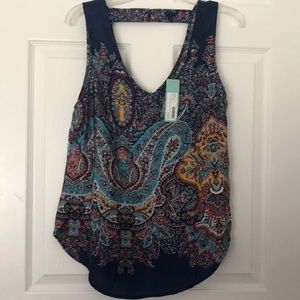 blue womens tank boho by fun 2 fun